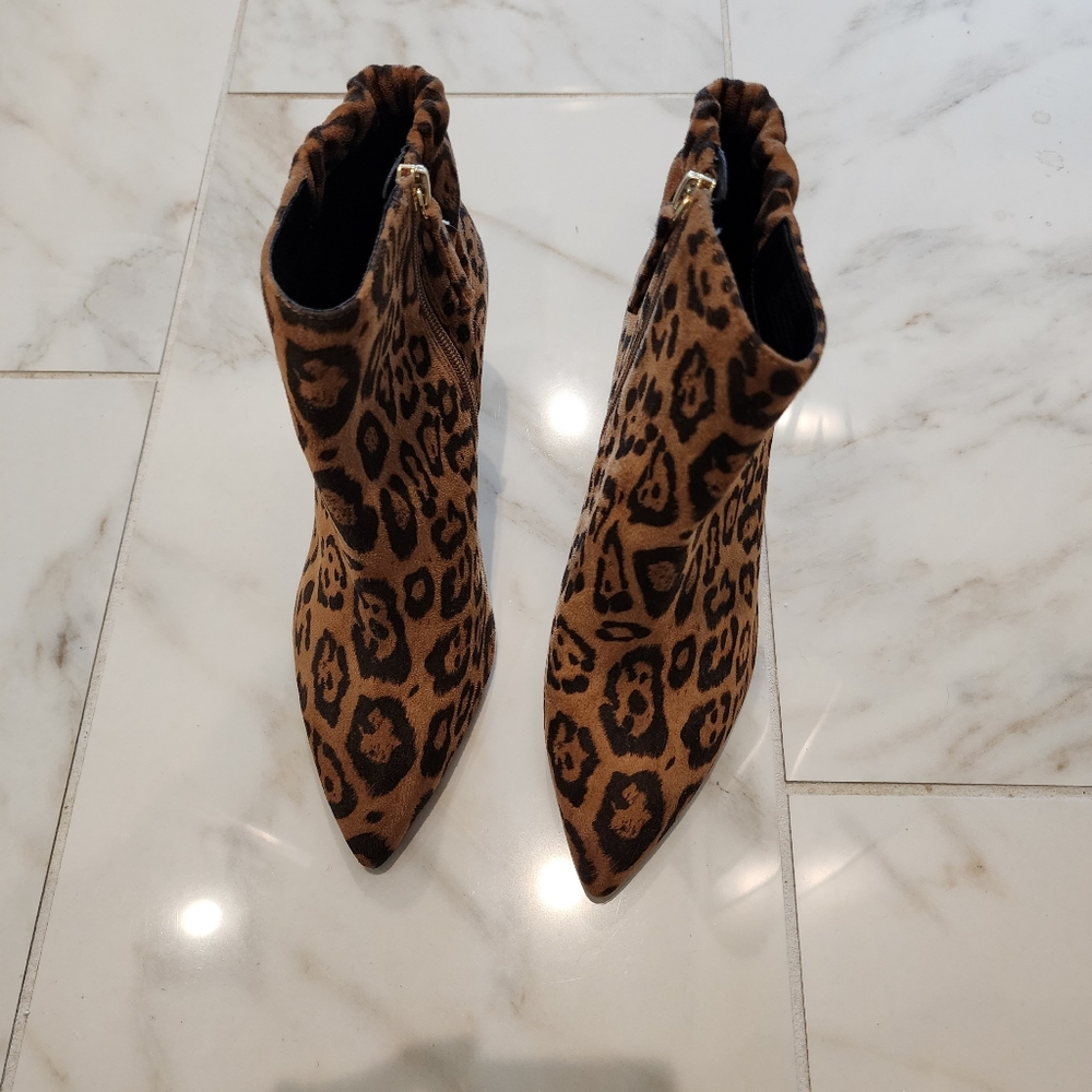 Leopard Print Booties - image 1